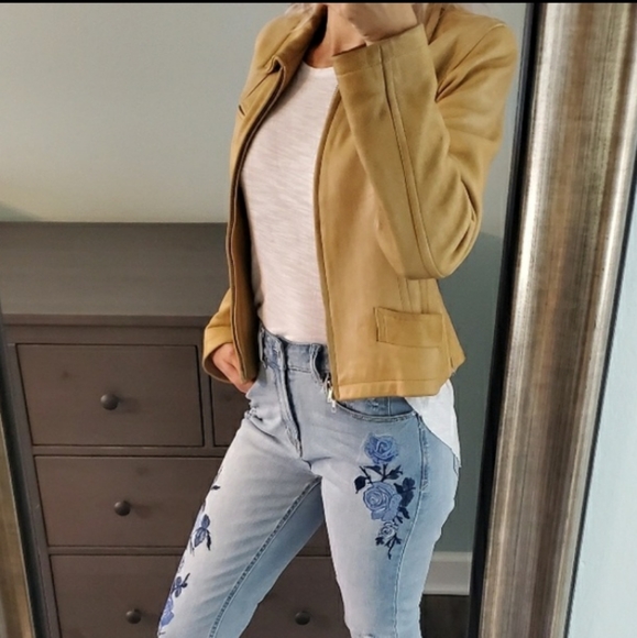 Donna Karan Jackets & Blazers - Donna Karan Brown Leather Jacket